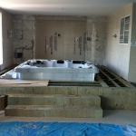 Construction of Luxury Interior Pool Area 02