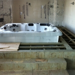 Construction of Luxury Interior Pool Area 04