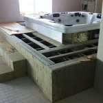 Construction of Luxury Interior Pool Area 03