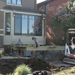 Construction Modern decking Montreal 02