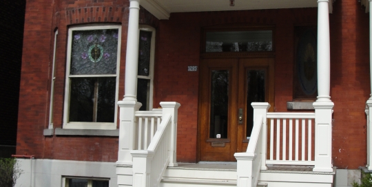 Montreal luxury balcony