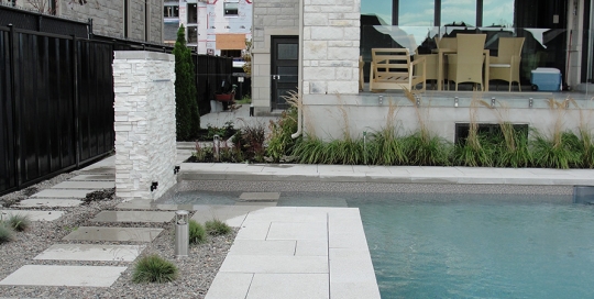 Modern Low Maintenance Landscaping with Pool 01