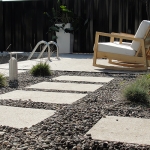 Modern Low Maintenance Landscaping with Pool 016