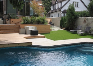 Backyard Pool Decking