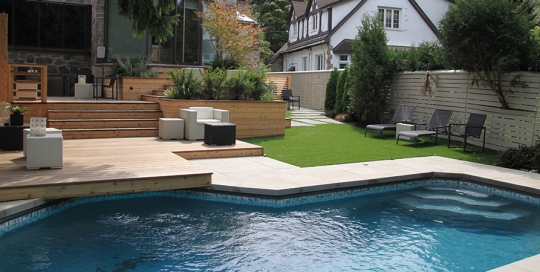 Backyard Pool Decking