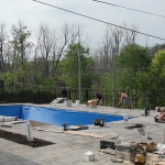 Construction of Stunning Ile Bizard Garden 08