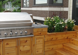 Contemporary Outdoor Kitchen